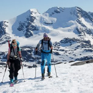 Ledovcové oblasti Norska jsou výborné na skialp