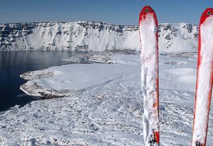 Nemrut Dağı (2820 m) – skialpový výstup na jižní vrchol kaldery