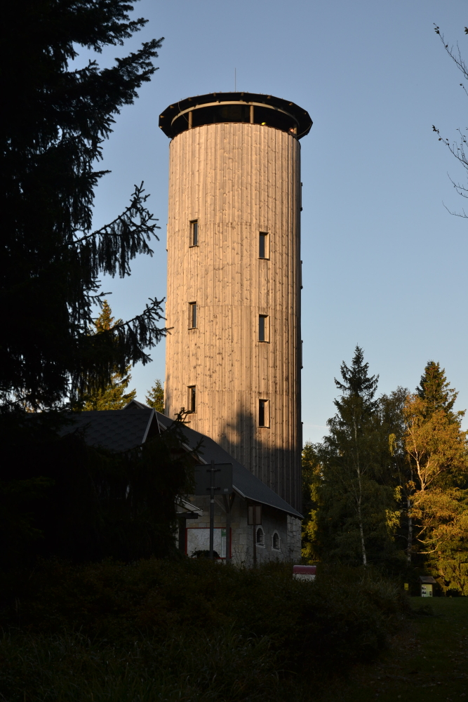 Rozhledna na Borůvkové hoře. Rychlebské hory