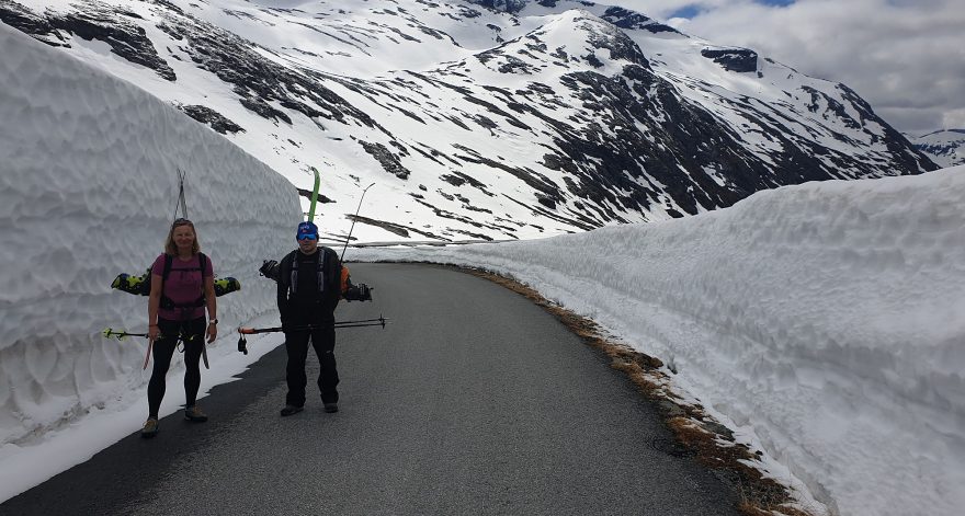 Skialpová túra v oblasti Stryn sommerskisenter