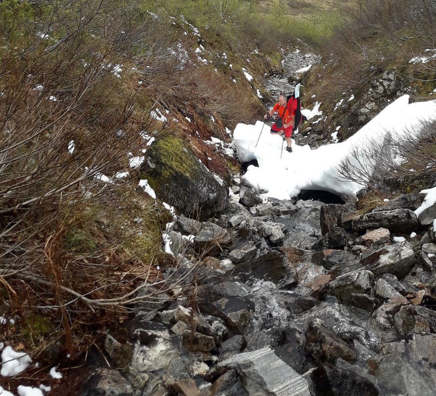 Hore kopcom nad Isfjordem, foto: Braňo