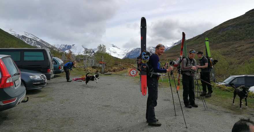 Skialpové aktivity na Isfjordem, foto: Alžběta Pečivová