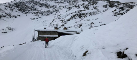 Amberger Hütte (2135 m) – fitness skialp na vysokohorskou chatu