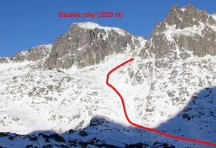 Baranie sedlo (2389 m) do Malé Studené doliny