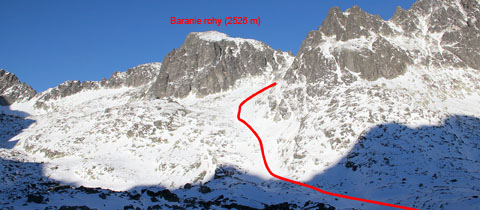 Baranie sedlo (2389 m) do Malé Studené doliny