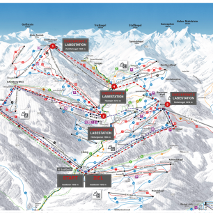 Přehledová mapka závodu Mountain Attack 2020