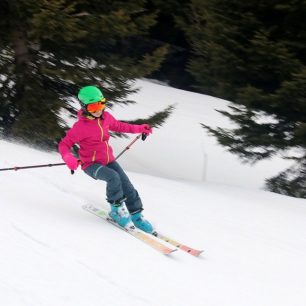 Dole kopcom pár hodin před tím než napadnul dokonalý prašan