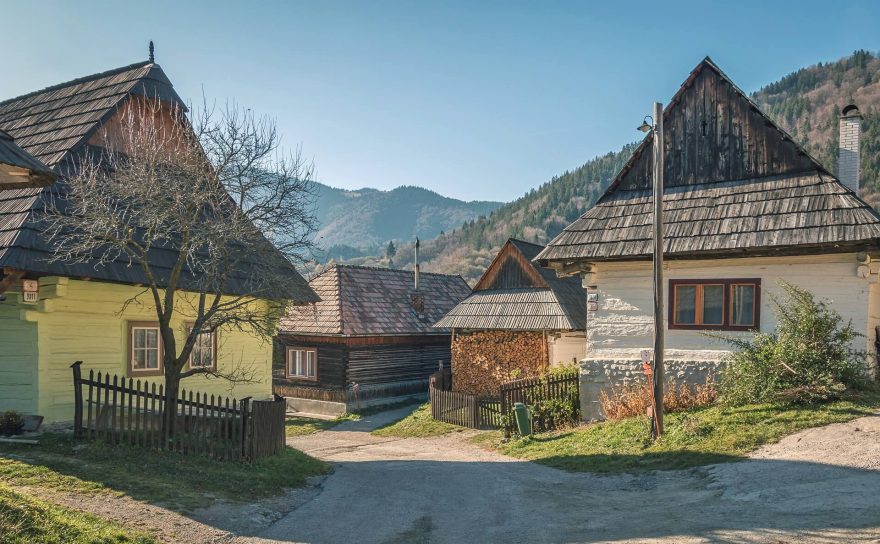 Vesnice Vlkolínec na Slovensku