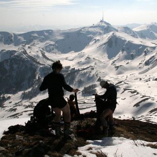 Na vrcholu Crna glava v černohorském pohoří Bjelasica